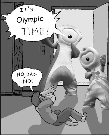 Illustration for article titled A Roundup Of London Olympic Mascot Photoshop Fun (UPDATES!)